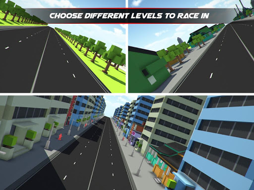 【免費賽車遊戲App】Block Pixel Traffic Racer 2015-APP點子