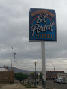 Sign for the Historic El Portal Hotel