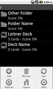 ThmX FlashCard Screenshots 0