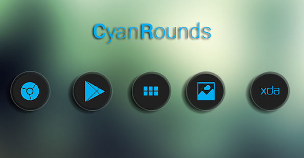 CyanRounds Icon Pack