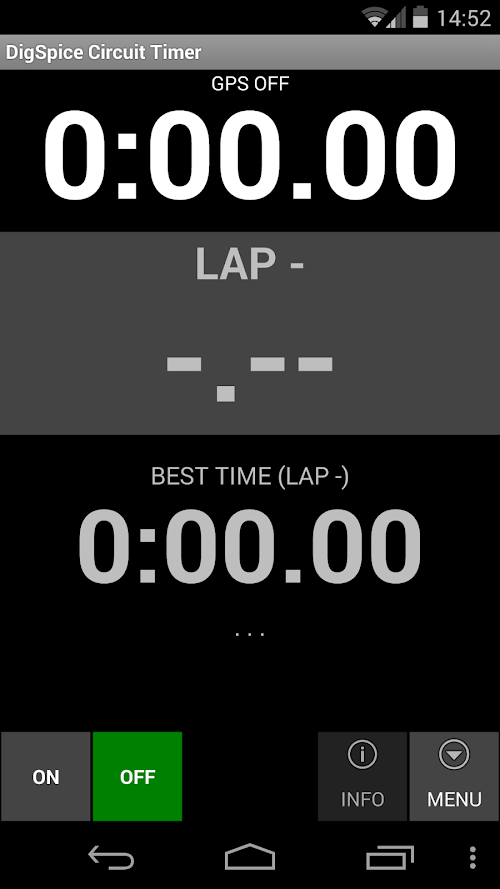Android application DigSpice Circuit Timer screenshort