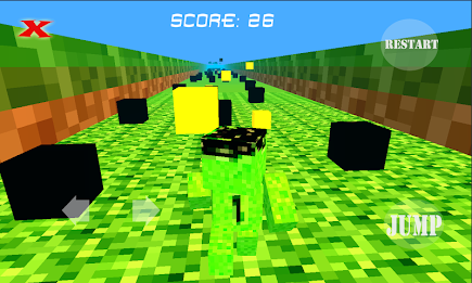 Pixel Running 3D poster 8