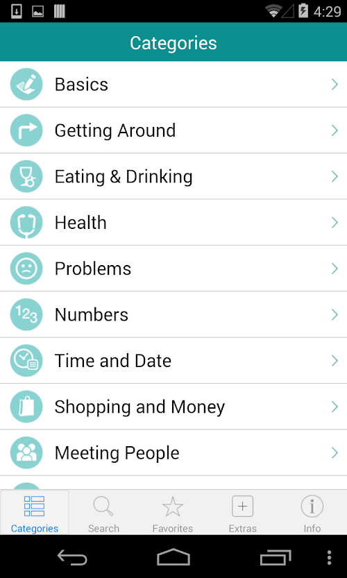 Android application Danish Translation with Audio screenshort