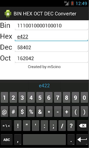 【免費工具App】bin hex oct dec Converter-APP點子