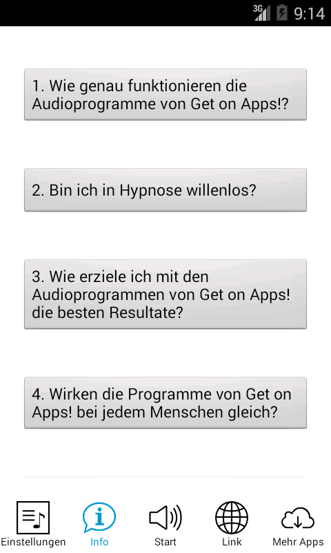 Success To Go! Hypnosis Screen 2