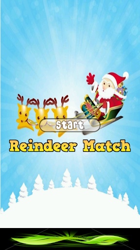 Christmas Reindeer Match Game