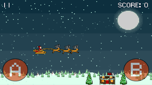 Droppin' Santa retro Xmas game