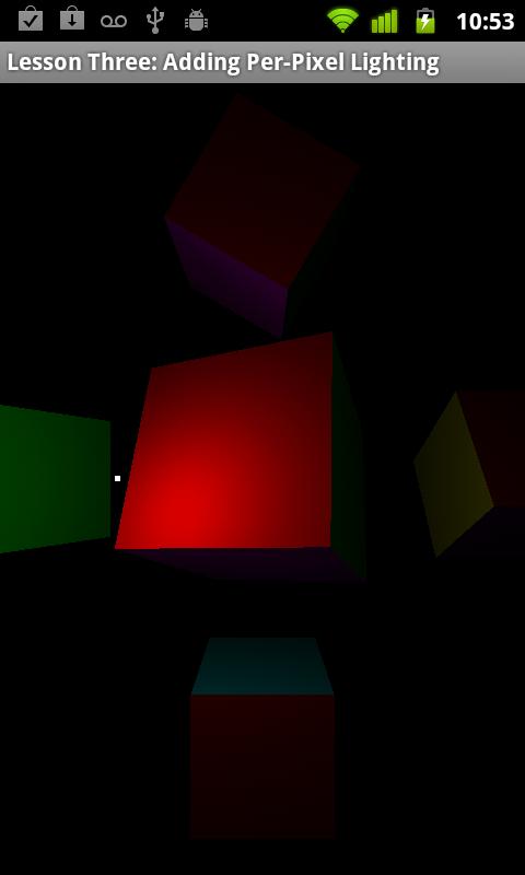 OpenGL ES Examples Screen 2