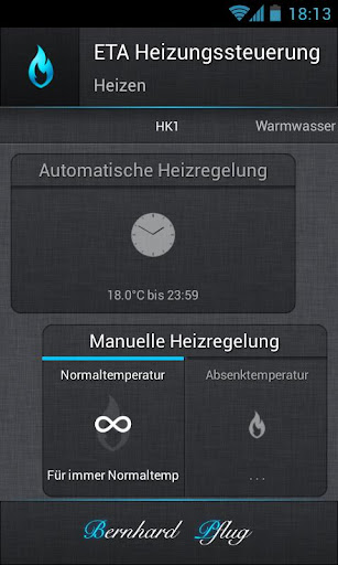 ETA Heating Control