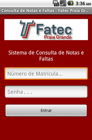 FATEC PG - Consulta de Notas