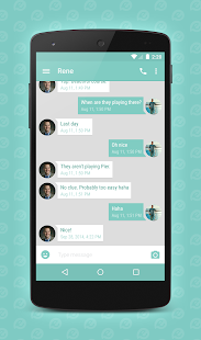 Lastest EvolveSMS Theme - L Hangouts APK for Android