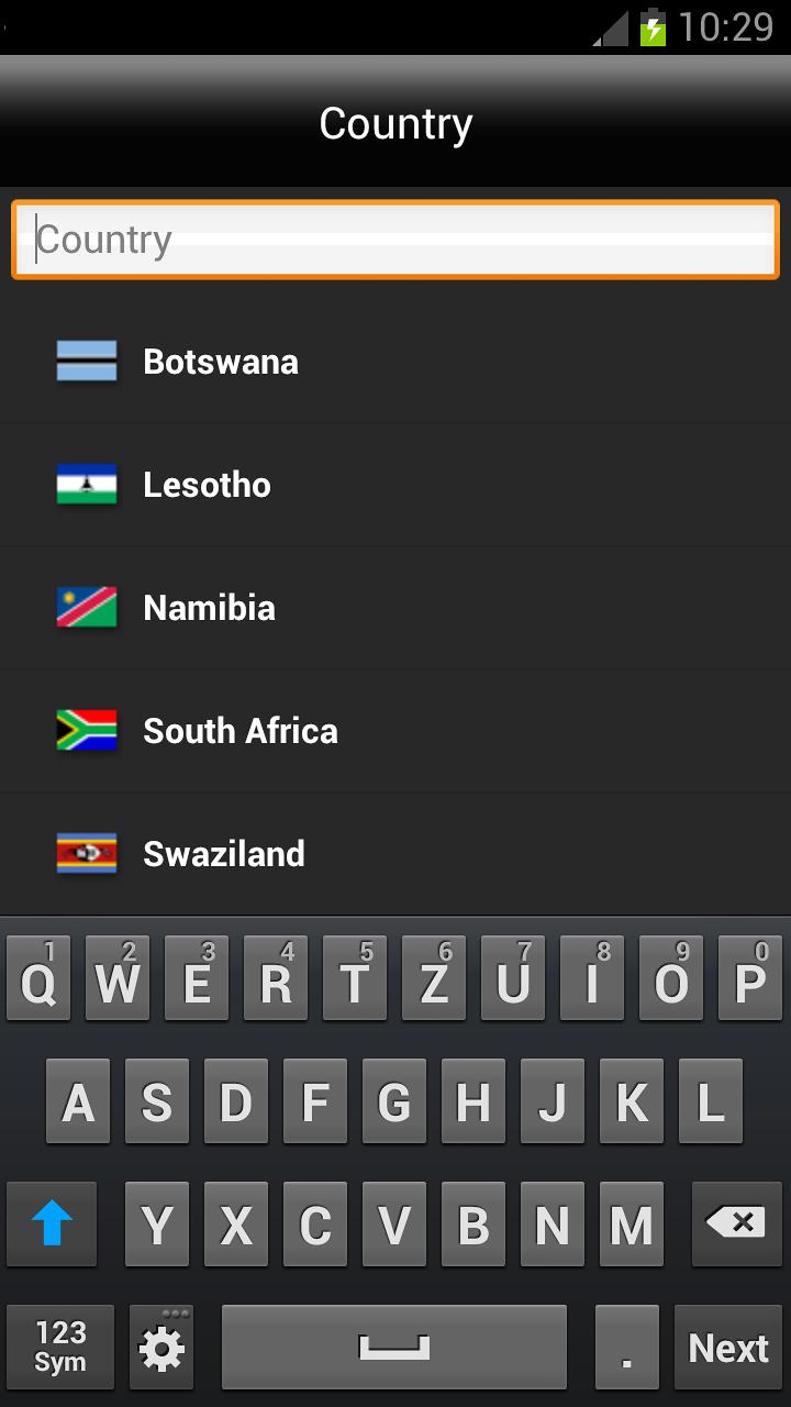 NAVIGON Southern Africa Screen 3