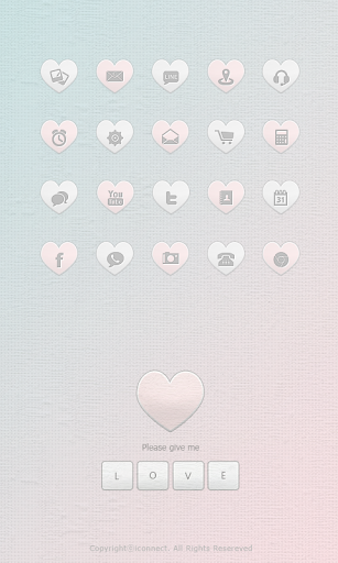 Give me love icon theme