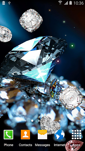 Diamonds Live Wallpaper