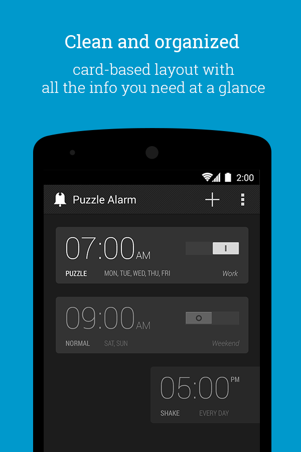 Puzzle Alarm Clock - screenshot