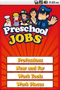 Preschool Jobs When I Grow Up