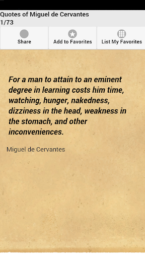 Quotes of Miguel de Cervantes