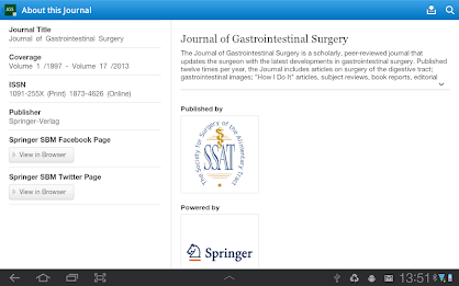J of Gastrointestinal Surgery poster 9