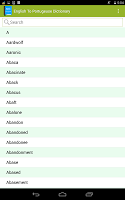 English Portuguese Dictionary APK 스크린샷 이미지 #7