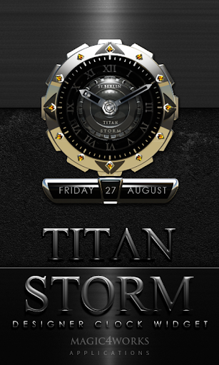 Titan Storm Clock Widget