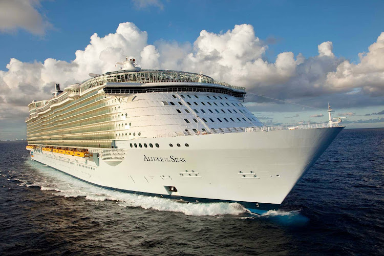 Allure of the Seas sails the Mediterranean, departing round trip from Barcelona and Civitavecchia near Rome.