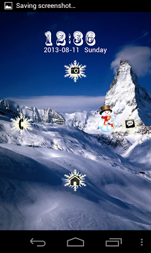 【免費個人化App】Snowman Alps LOCK SCREEN-APP點子