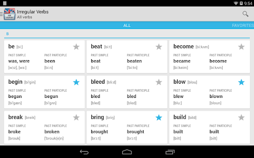 download Irregular Verbs (EN/US) free