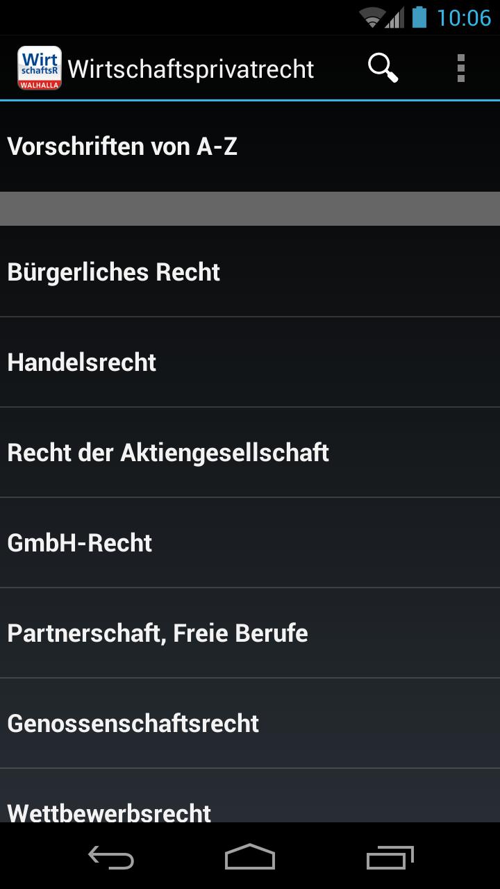 Wirtschaftsprivatrecht Screen 1