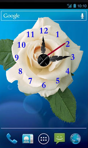 Flower Clock Live wallpaper