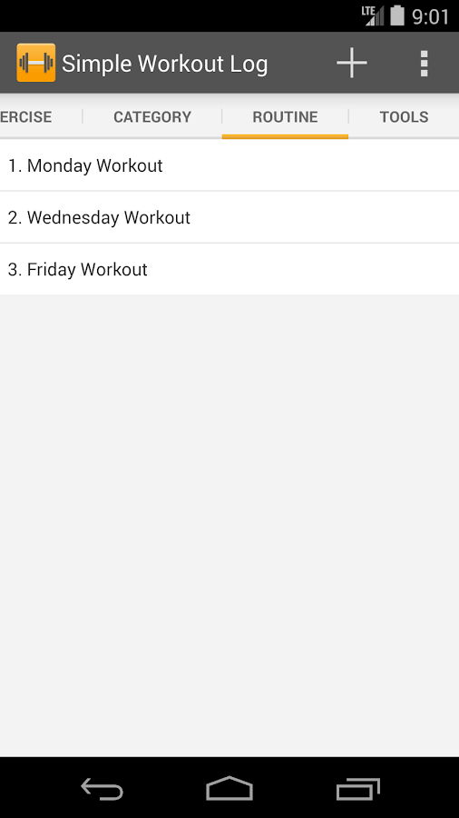 Simple Workout Log Android Apps on Google Play