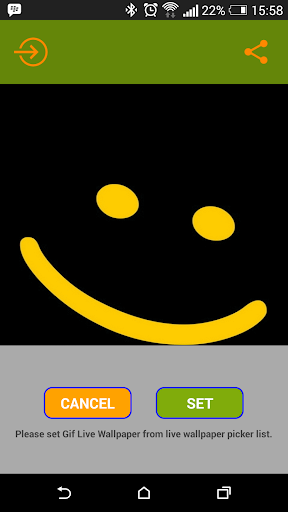 Smile live wallpaper