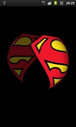 Superman 3d Logo Wallpaper For Android Device