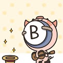 폰꾸미기 혈액형B형 돈이최고 logo