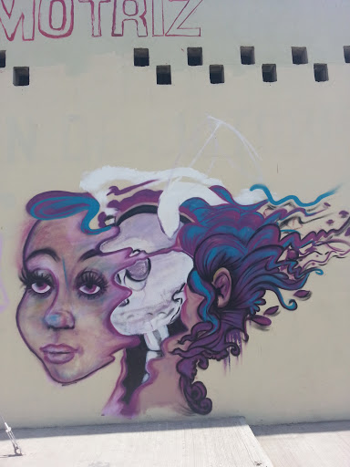 Miss Purple Mural