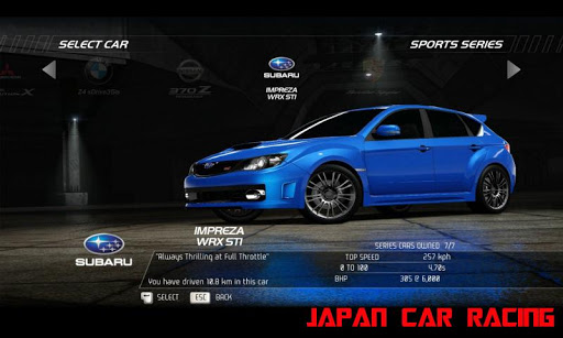 Japan Car Racing