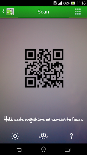 QR Droid Code Scanner 한국어