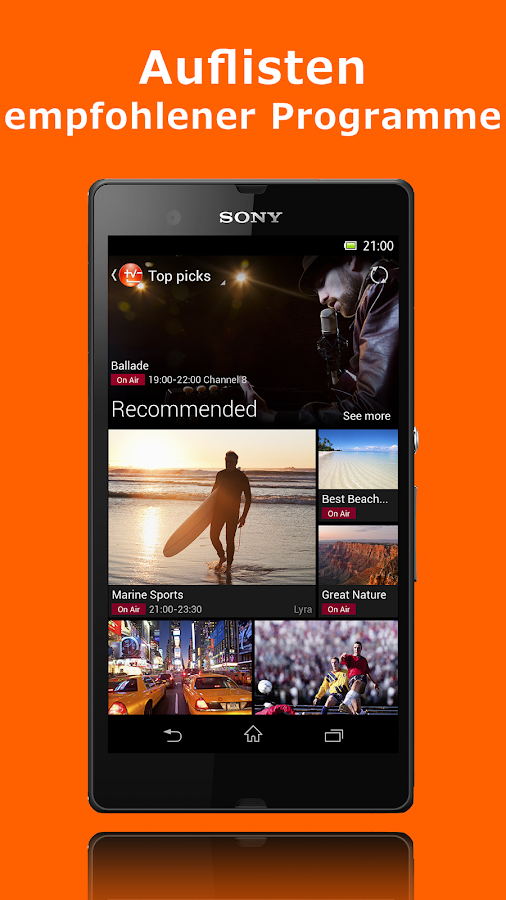 Sony TV SideviewTV Remote/EPG AndroidApps auf Google Play