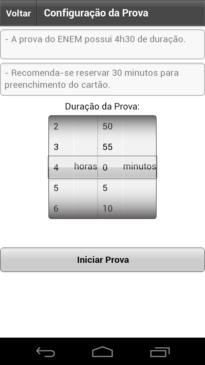 Provas e Simulados ENEM Screen 3