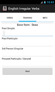 Download English Irregular Verbs Free APK