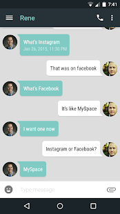 Lastest EvolveSMS Lollipop Material 2 APK for PC