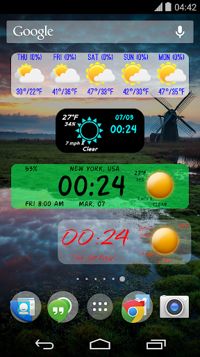 【免費個人化App】FancyClock Widget Free-APP點子