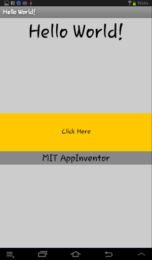 Hello World - com AppInventor