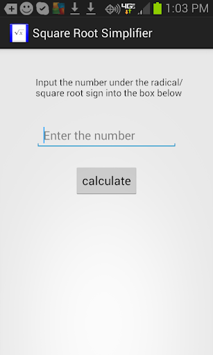 Radical Square Root Simplifier
