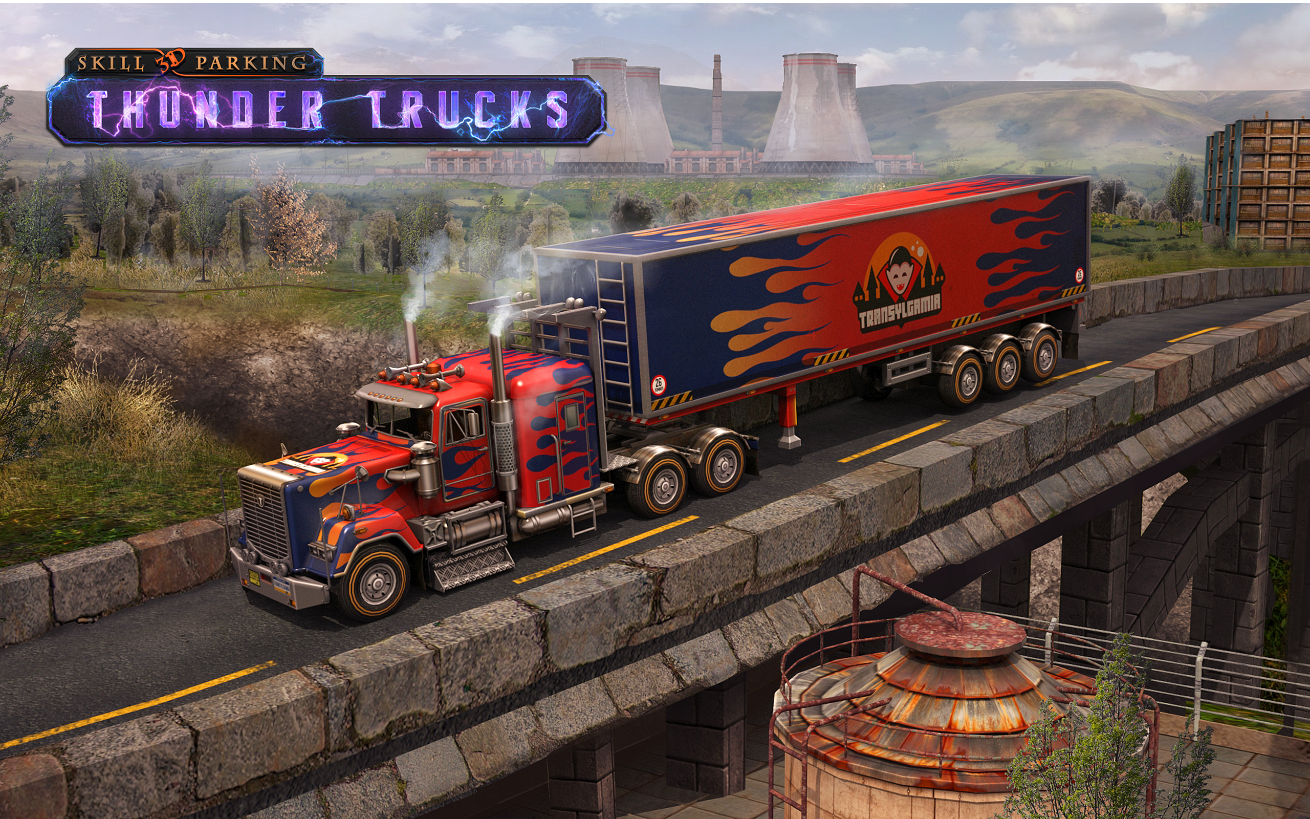 Android application Skill3D Parking Thunder Trucks screenshort