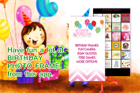 Birthday Frames + Wallpapers