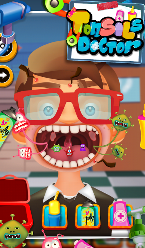 Android application Tonsils Doctor - Kids Game screenshort