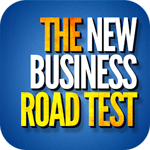 The new business road test logo