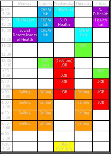 Schedule