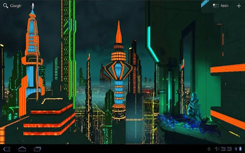 Space City Live Wallpaper - screenshot thumbnail