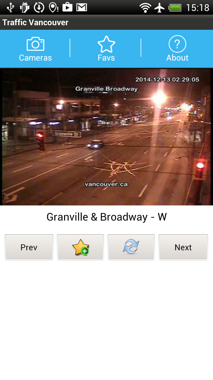 Live Traffic Vancouver Screen 3